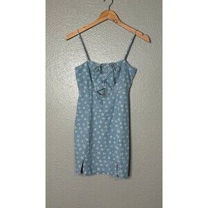 aeropostale chambray denim dress butterfly sudress